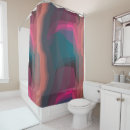 Search for pink and turquoise shower curtains Abstract