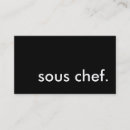 Recherche de sous chef cartes visite Pâtisserie