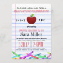 Search for red apple invitations Chalkboard