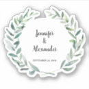 Search for fall leaves wedding stickers Greenery