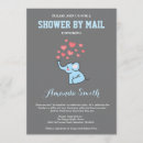 Recherche de blue elephant baby shower invitations Éléphant