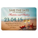 Search for sea shells save the dates Starfish