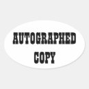 Search for autographed stickers Signature