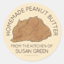 Search for peanut butter stickers Made with love