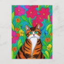 Search for vertical stripes postcards Whimsical