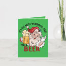 Search for funny santa christmas cards Beer