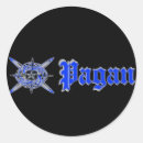 Search for blue pentagram stickers Wicca