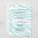 Recherche de douche nuptiale de zèbre invitations Blanc