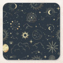 Recherche de lune dessous de verres Lune et étoiles