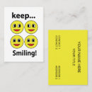 Search for smile business cards Professional