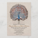 Search for elegant peacock wedding invitations Retro