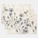 Search for wildflower wrapping paper Decoupage