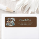 Search for cowboy hat return address labels Cowgirl