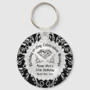 Recherche de 30 ans porteclés Noir et blanc