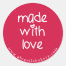 Search for valentine baking stickers Handmade