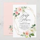 Search for gold frame baby shower invitations Greenery