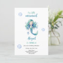 Search for watercolor mermaid invitations Blue
