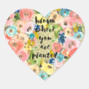 Search for bloom where you are planted stickers Floral