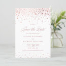 Search for foil wedding save the dates Rose gold