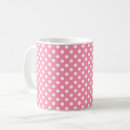 Recherche de pois rose blanc tasses Polka