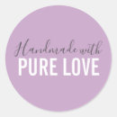 Search for handmade with love craft stickers Stylish