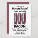 Search for bacon invitations Party