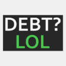 Search for debt stickers Money