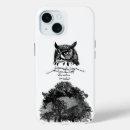 Search for owl illustration iphone cases Wisdom