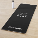 Search for black and white yoga mats Promotional