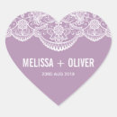 Recherche de lace wedding stickers Monogramme