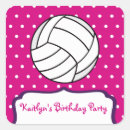 Search for volleyball stickers Birthday