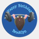 Search for working out stickers Cartoon