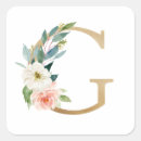 Search for monogram letter g stickers Botanical
