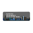 Search for city skyline return address labels Scenic
