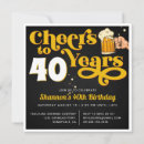 Search for milestone birthday invitations Vintage