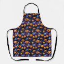 Search for black orange aprons Scary