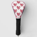 Search for red heart golf head covers Valentine
