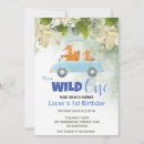 Search for fox 1st birthday invitations Floral