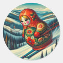 Search for matryoshka stickers Babushka