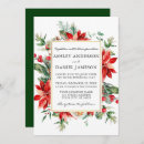 Search for poinsettia flower invitations Vintage