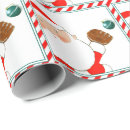 Search for softball christmas wrapping paper Sports