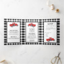 Search for red and black plaid invitations Vintage