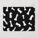 Search for black chess postcards Black and white