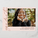 Search for rose gold foil graduation invitations Elegant