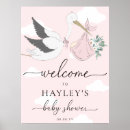 Search for baby stork posters Girl baby shower