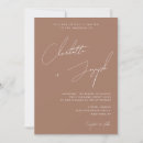 Search for mocha wedding invitations Brown