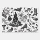 Search for halloween wrapping paper Black white