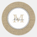 Search for jute stickers Monogrammed