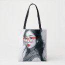 Search for white lips bags Black and white