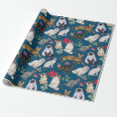 Search for dark floral wrapping paper Blue